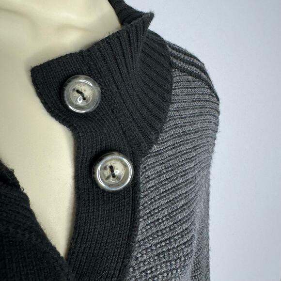 Club Monaco Merino Wool  Button Front Cardigan Heavy Knit Women's Large - Picture 8 of 12